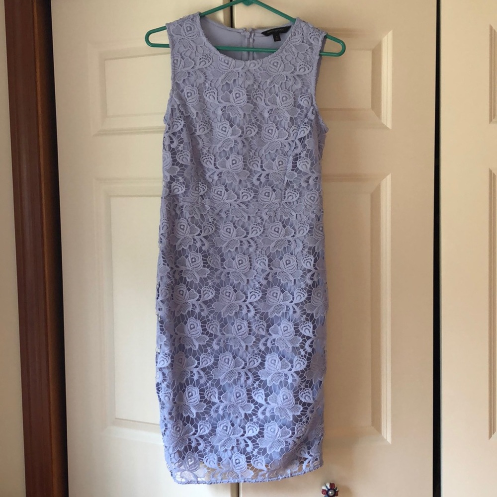 Size 2 Banana Republic Lavender Lace Dress NWOT